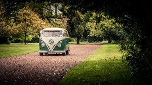 Eastwood Park Wedding Picture, Spilt screen camper van